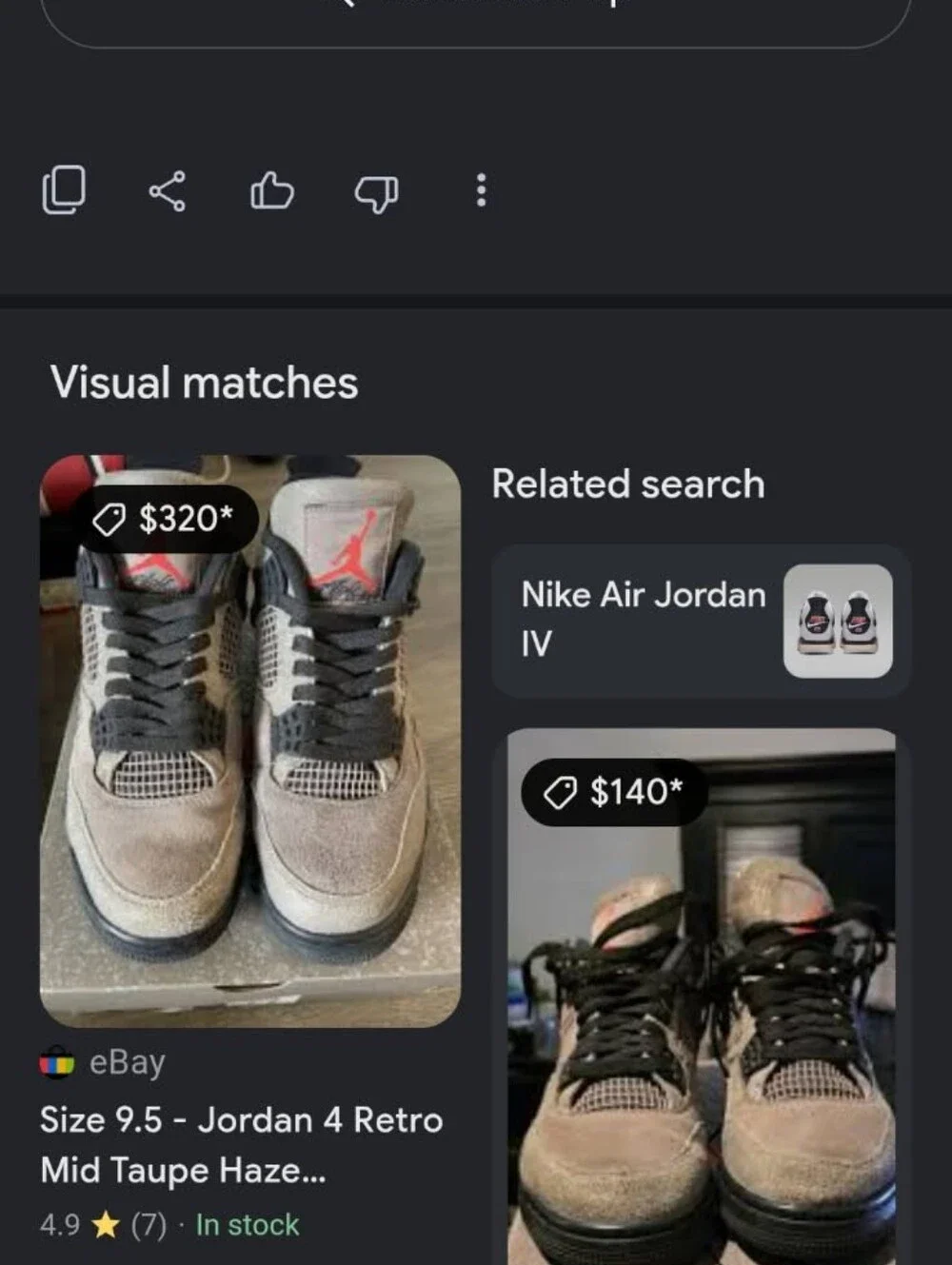 Jordan 4 Retro Toupe